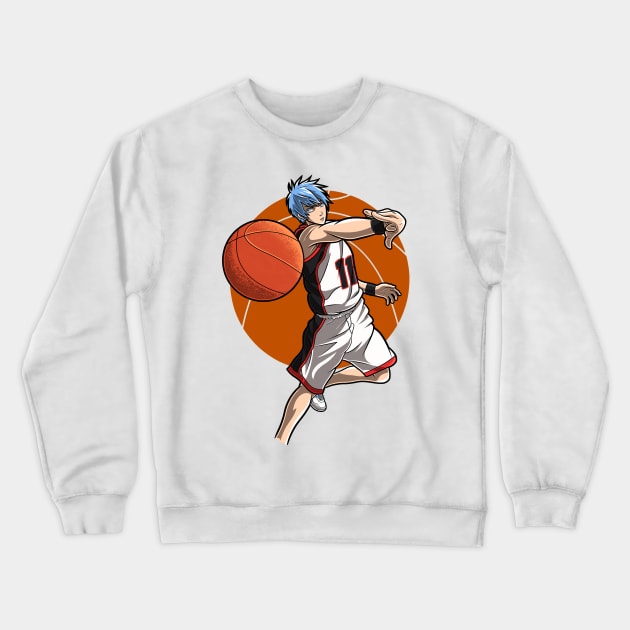 Kuroko in Action Color Crewneck Sweatshirt by Paradox Studio